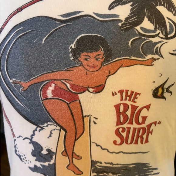 Mischief Made Big Surf Ringer Tee - Picture 2 of 3